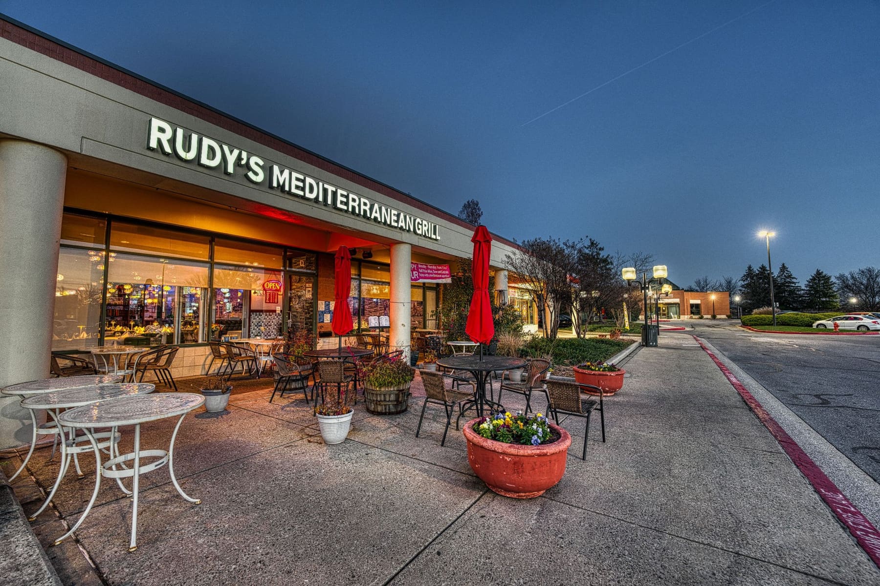 Rudy's Mediterranean Grill exterior at 7185 Columbia Gateway Drive