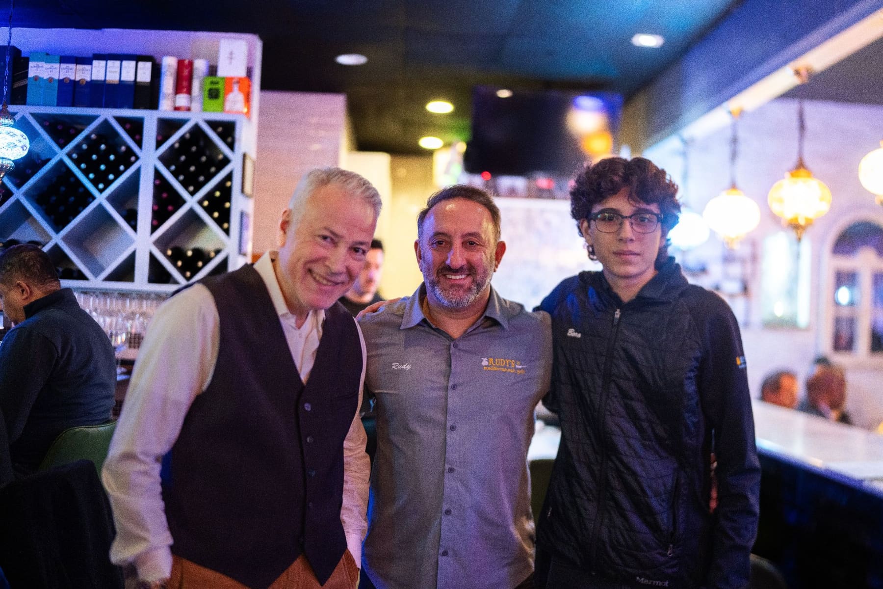Rudy and the team at Rudy's Mediterranean Grill